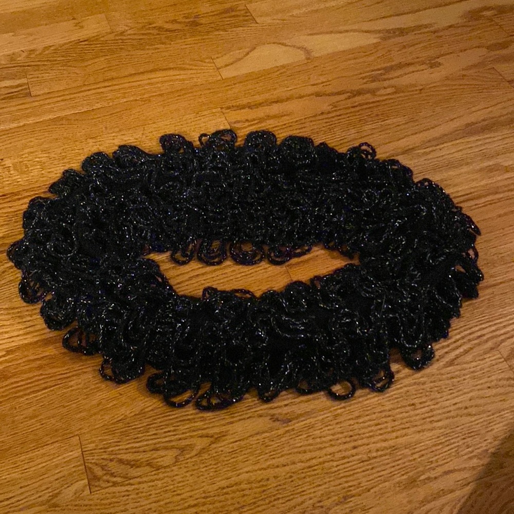 Neck Scarf with glimmer. Ends attached. Creates a loop.